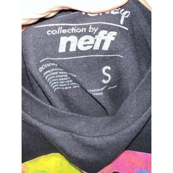 Disney Collection X Neff Mickey Mouse Watercolor  Tie Dye T Shirt Psychedelic  X - Picture 4 of 5